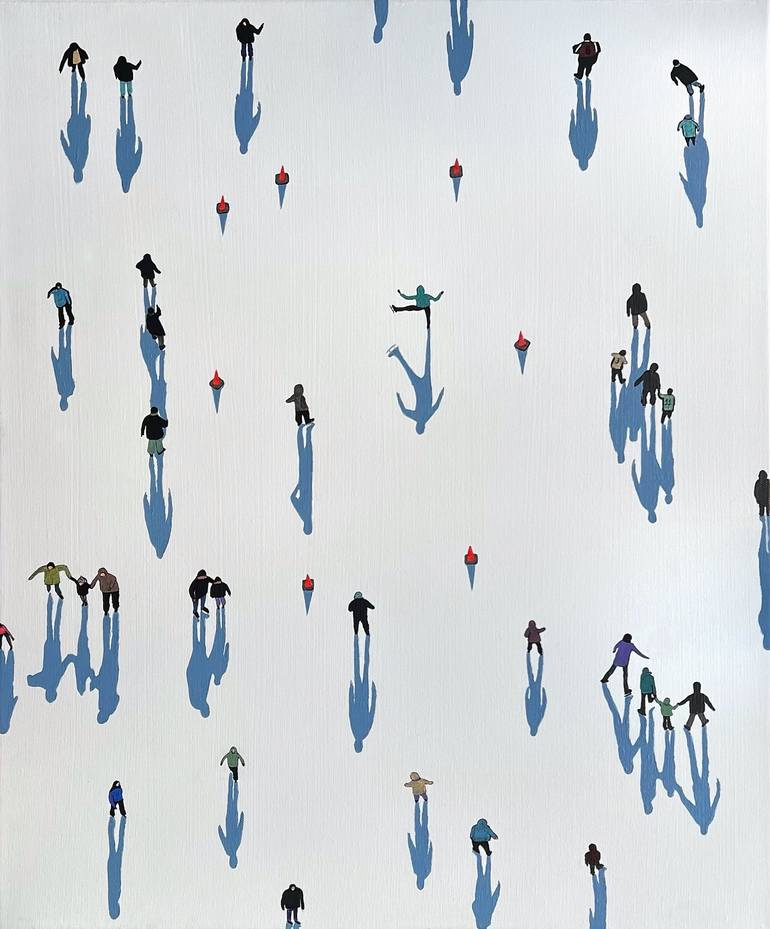 Original Abstract People Paintings by Anna Slk