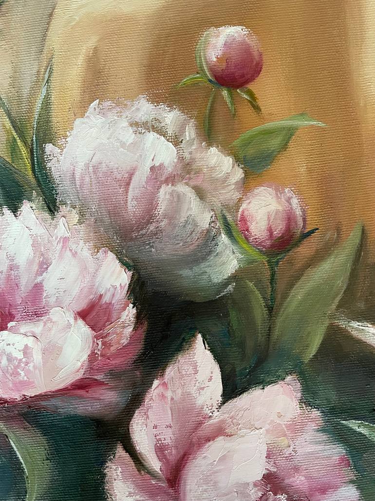 Original Impressionism Floral Painting by Daria Kovalova