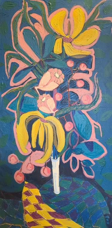 Original Abstract Still Life Paintings by Anahid Ypres