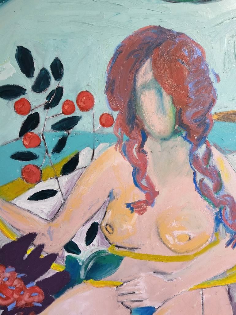 Original Impressionism Nude Painting by Anahid Ypres