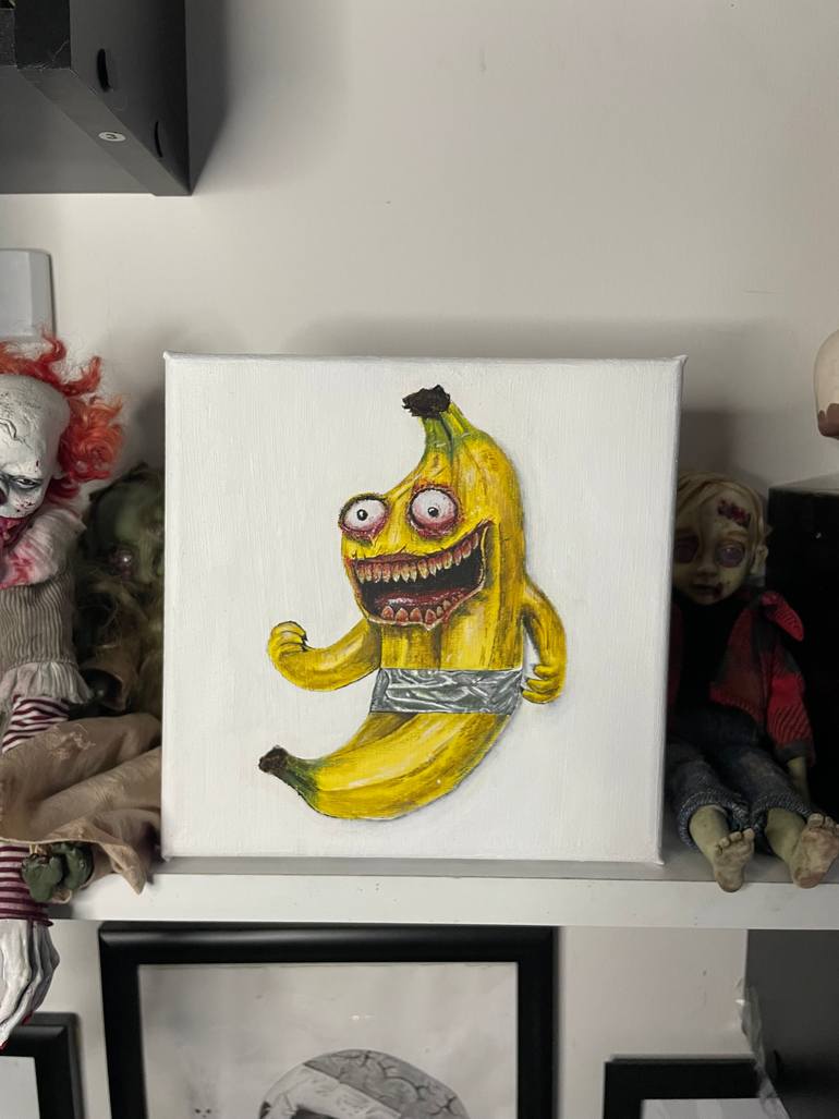 Original Surrealism Food & Drink Painting by Michael Jones