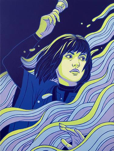 Original Illustration Fantasy Painting by J Eve