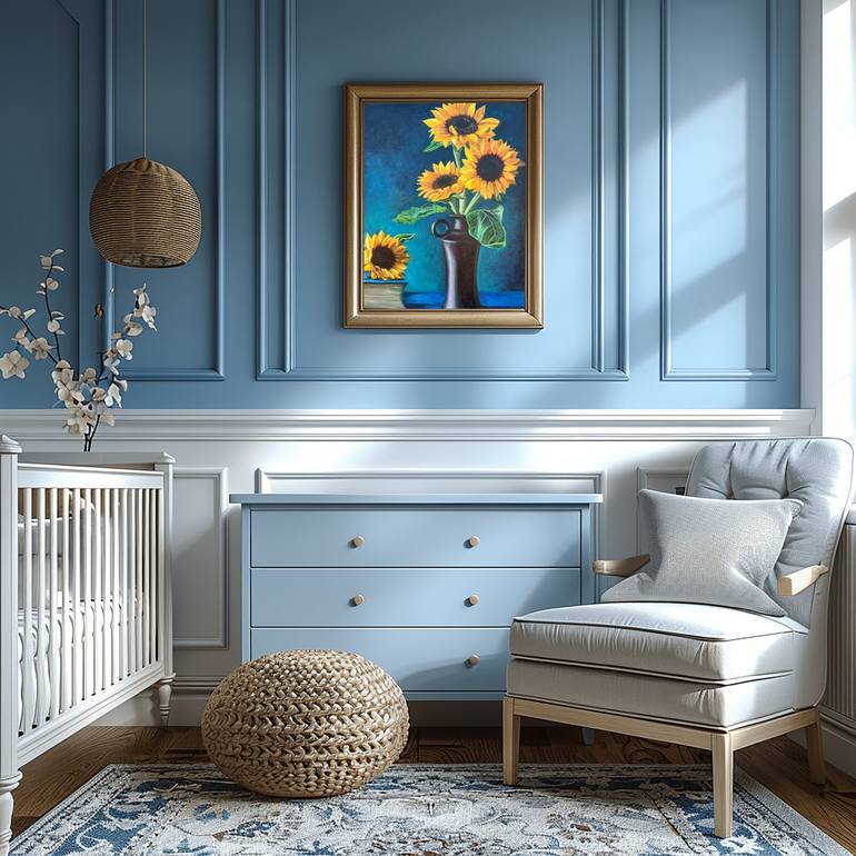 Original Photorealism Floral Painting by Ariadna Tunyk