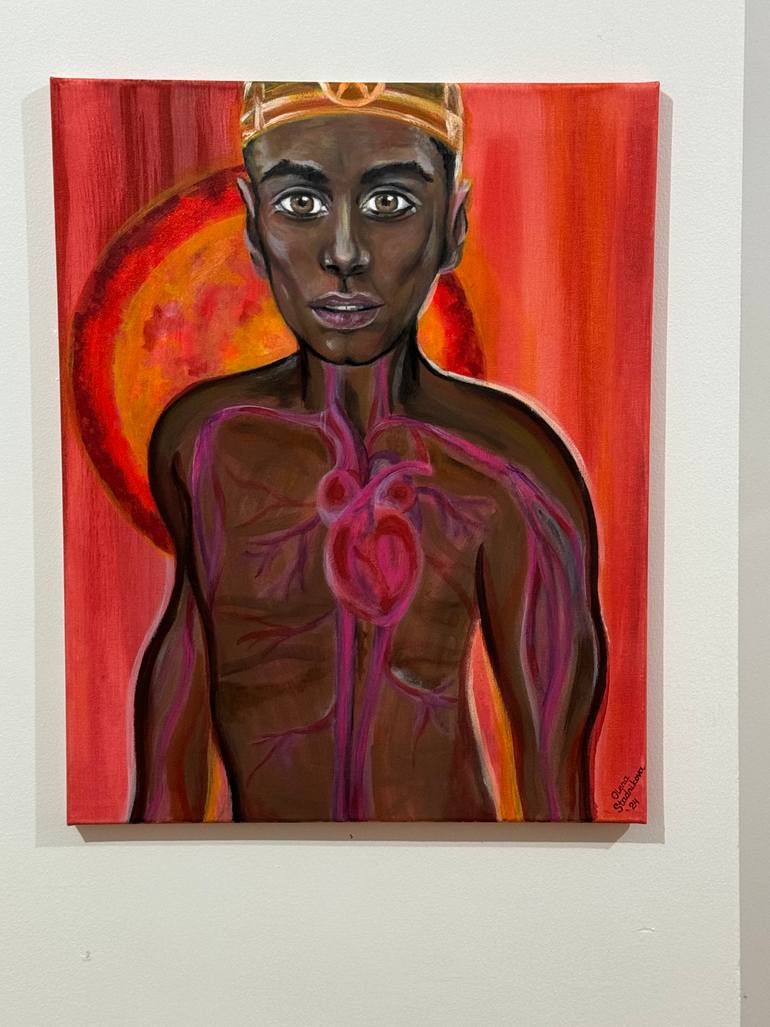 Original Expressionism Fantasy Painting by Olena Stadnikova