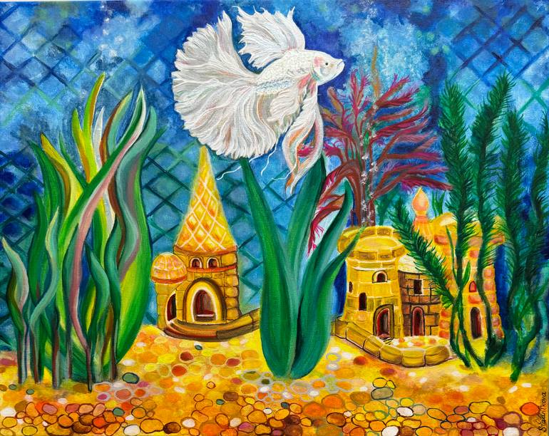 Original Classicism Nature Painting by Olena Stadnikova