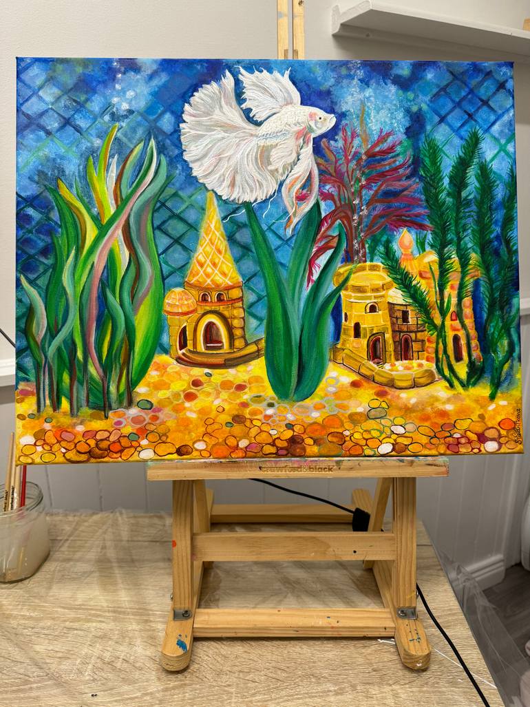 Original Classicism Nature Painting by Olena Stadnikova