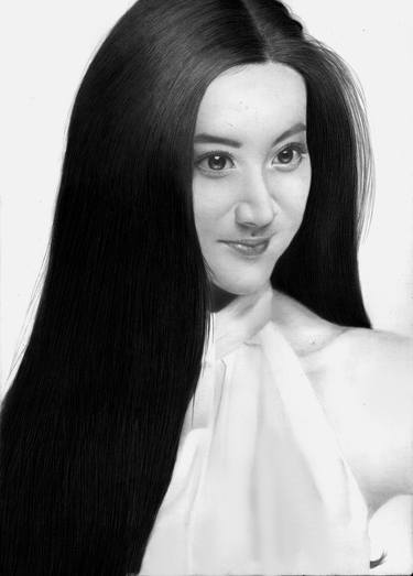 Original Realism Women Drawings by Irfan Praditya