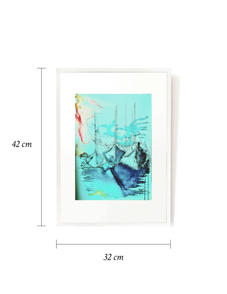 Original Impressionism Boat Printmaking by Velimir Gallery