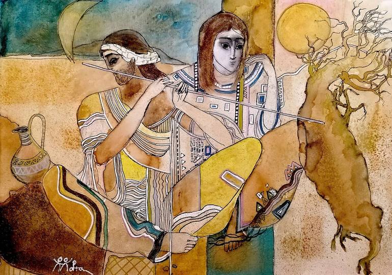 Original Symbolism Music Printmaking by Velimir Gallery