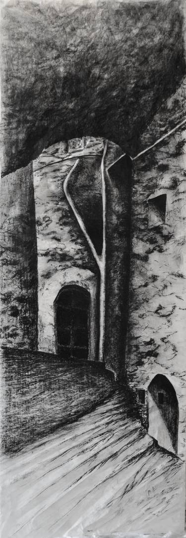 Original Expressionism Architecture Drawings by Helena Wadsley