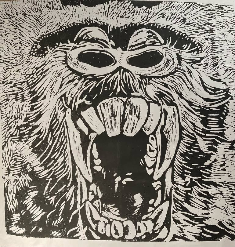 Print of Black & White Animal Printmaking by Andrew Connor