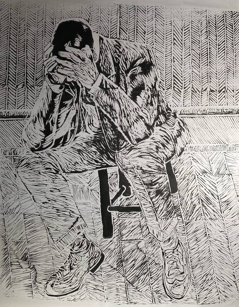 Print of Black & White People Printmaking by Andrew Connor