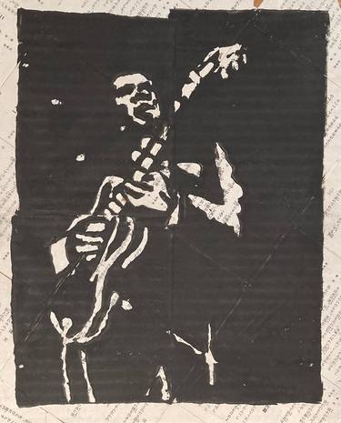 Original Black & White People Printmaking by Andrew Connor