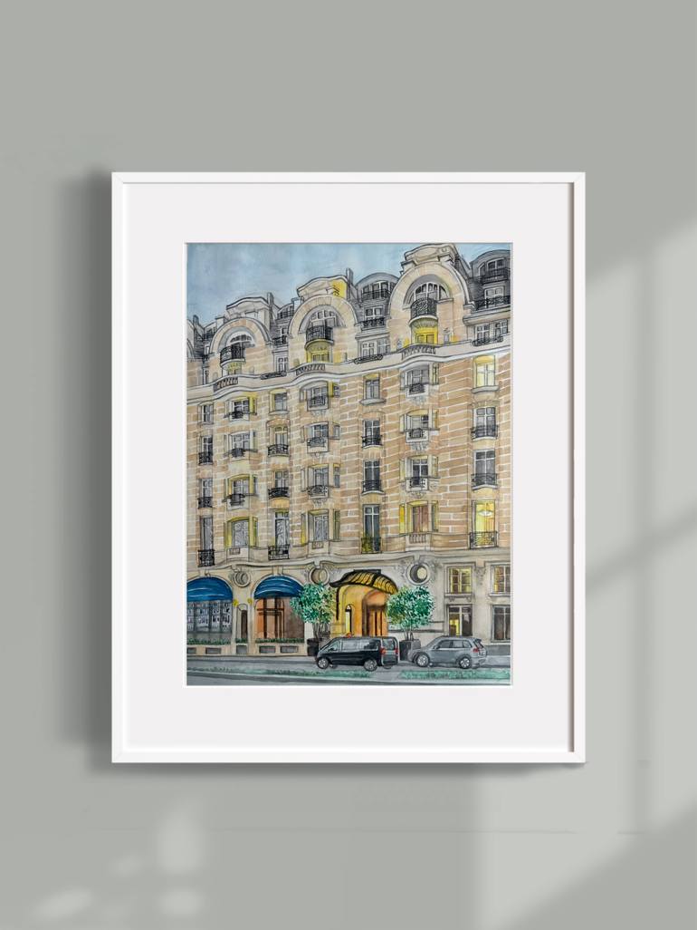 Original Conceptual Landscape Painting by Liz Feng