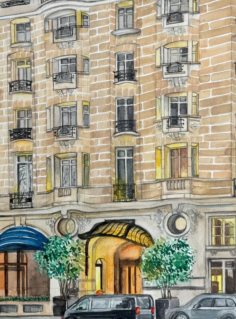 Original Conceptual Landscape Painting by Liz Feng
