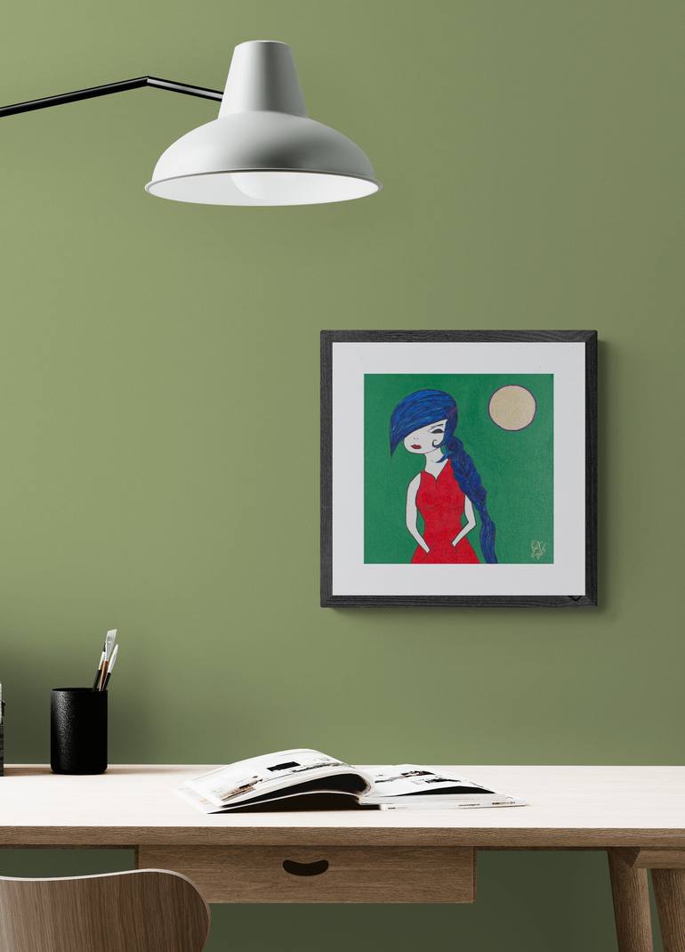 Original Conceptual Women Painting by Mara Ravins