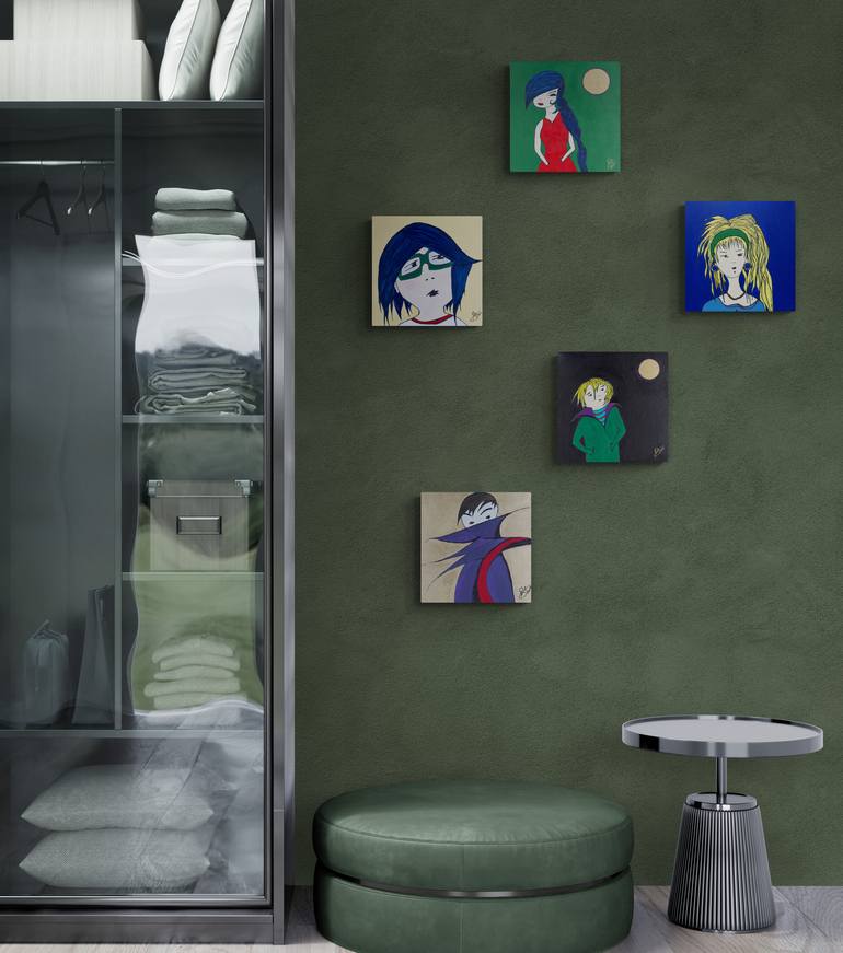 Original Conceptual Women Painting by Mara Ravins
