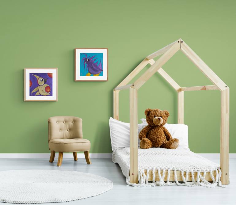 Original Conceptual Animal Painting by Mara Ravins