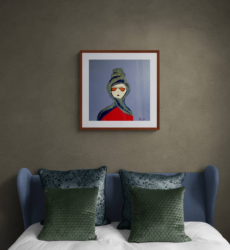 Original Abstract Women Painting by Mara Ravins