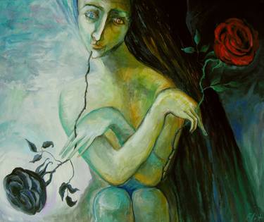 Print of Art Deco Nude Paintings by Elisheva Nesis