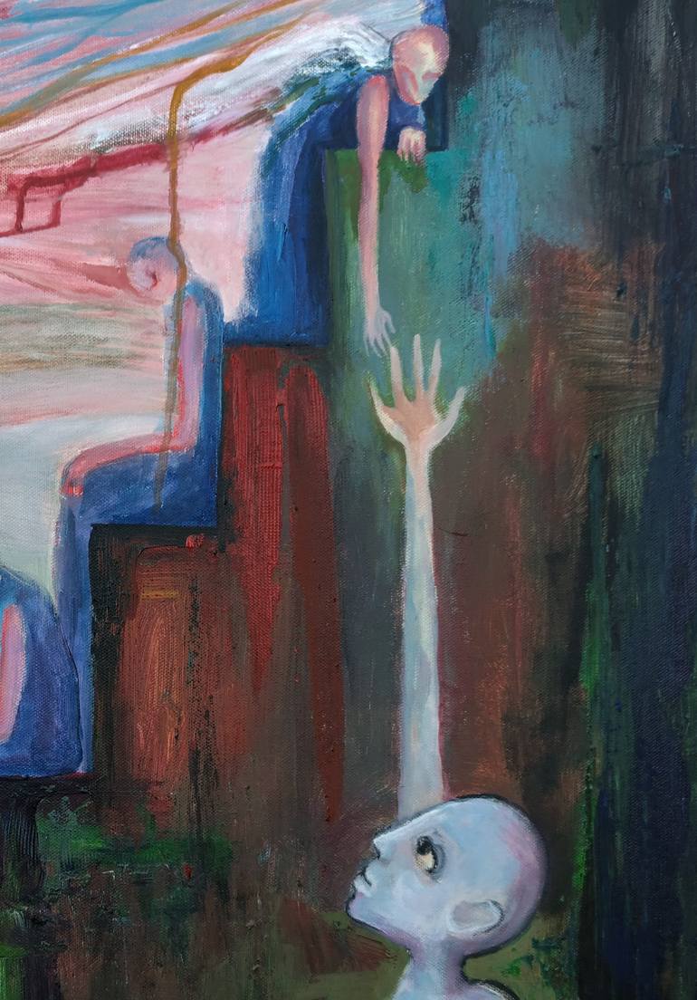 Original Contemporary People Painting by Elisheva Nesis