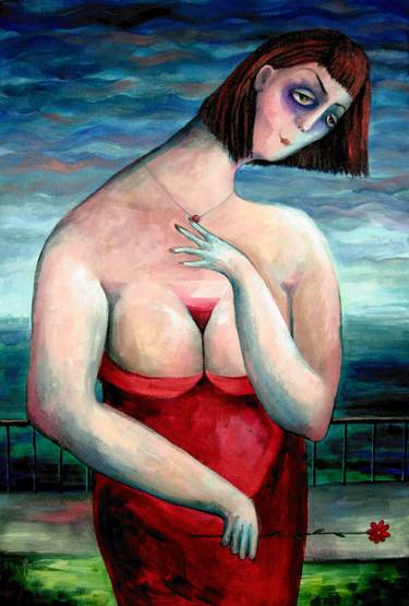 Original Expressionism Nude Paintings by Elisheva Nesis