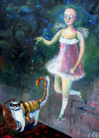 Print of Fantasy Paintings by Elisheva Nesis