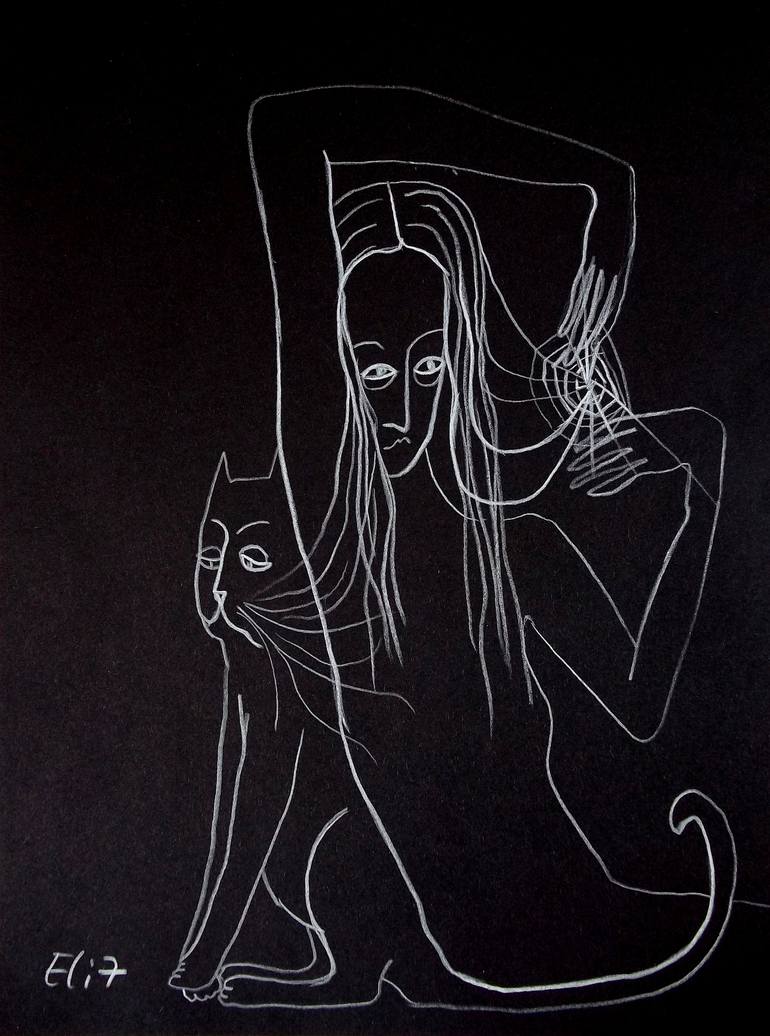 Nocturnes NET SOLD Drawing By Elisheva Nesis Saatchi Art