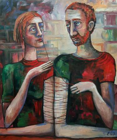 Original Love Paintings by Elisheva Nesis