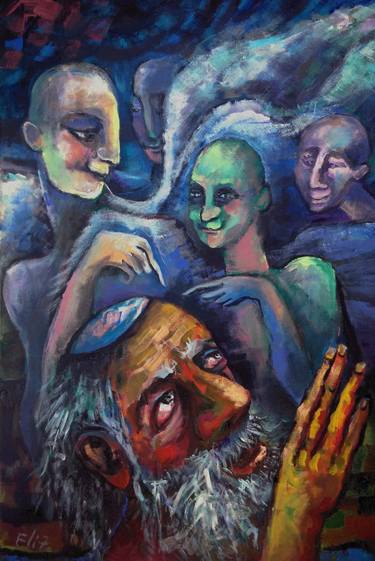Print of Expressionism Religion Paintings by Elisheva Nesis