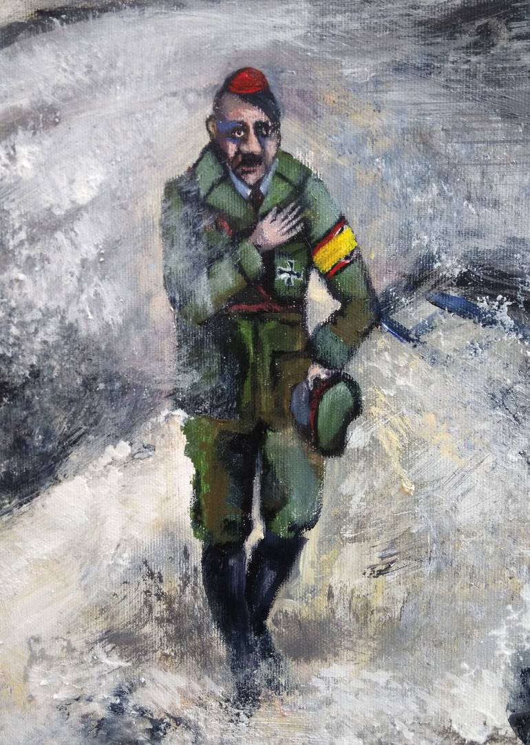 Original Expressionism Mortality Painting by Elisheva Nesis