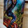 The series of original paintings «TO BE STRANGE» is dedicated to the borderland between boring norm and social aggression. How to keep personality, but not become a freak; to find yourself and not to be scared.

The sides are painted so you don't need to frame it, but can if you like.
Certificate of authenticity included.