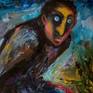 The series of original paintings «TO BE STRANGE» is dedicated to the borderland between boring norm and social aggression. How to keep personality, but not become a freak; to find yourself and not to be scared.

The sides are painted so you don't need to frame it, but can if you like.
Certificate of authenticity included.