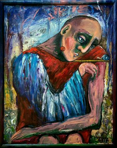 Print of Expressionism People Paintings by Elisheva Nesis