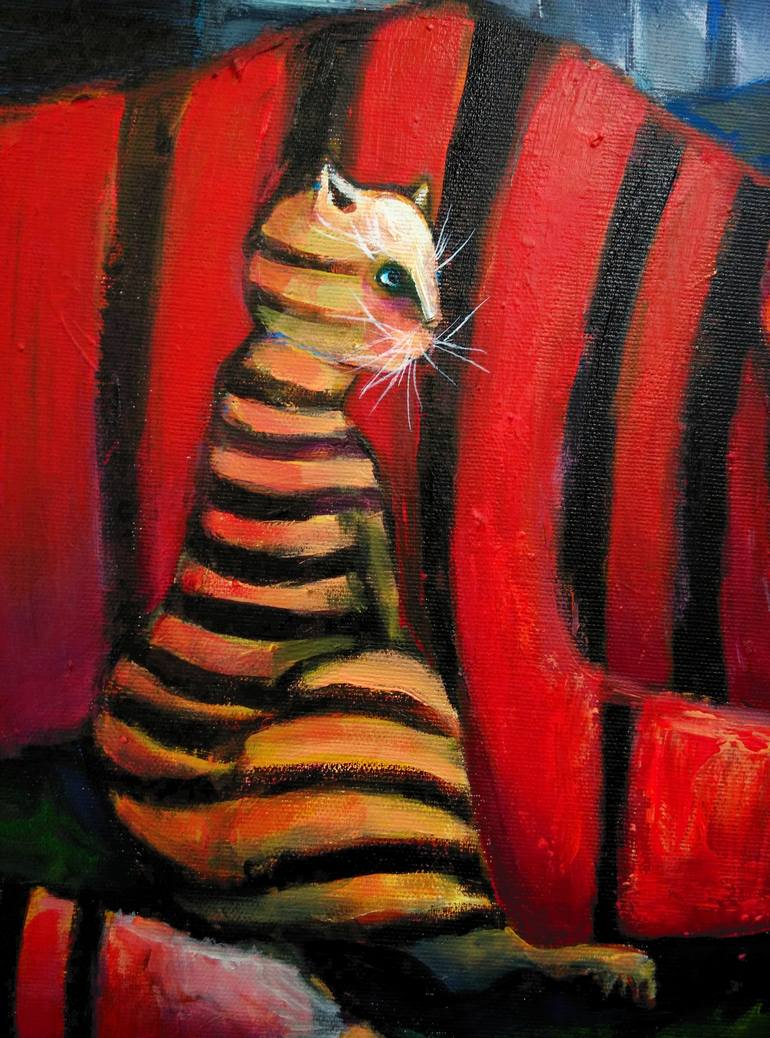 Original Animal Painting by Elisheva Nesis