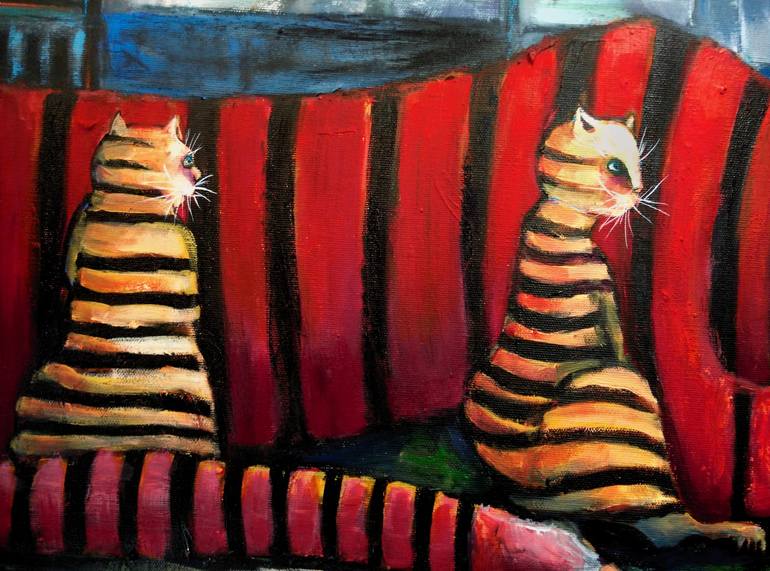 Original Animal Painting by Elisheva Nesis