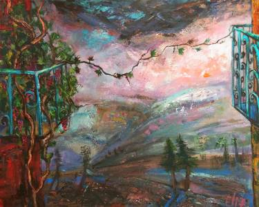 Print of Landscape Paintings by Elisheva Nesis