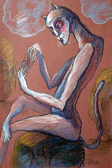 Print of Figurative Fantasy Drawings by Elisheva Nesis