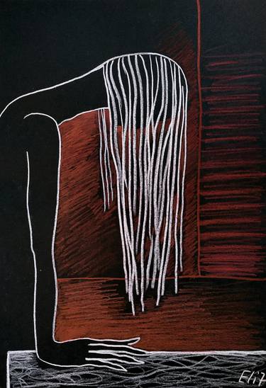 Grief Drawing By Elisheva Nesis Saatchi Art