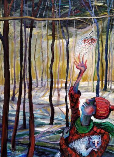 Print of Tree Paintings by Elisheva Nesis