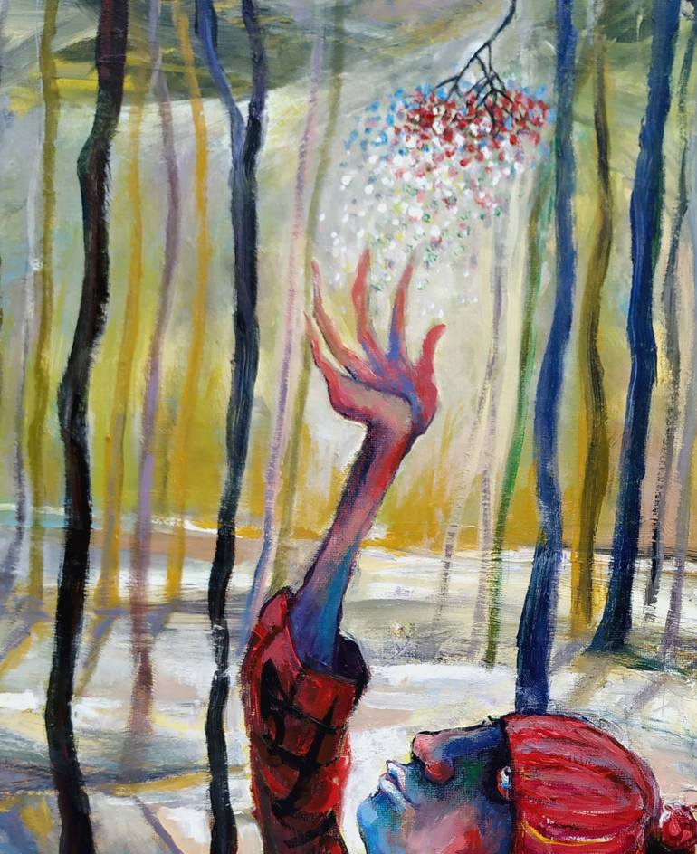 Original Tree Painting by Elisheva Nesis