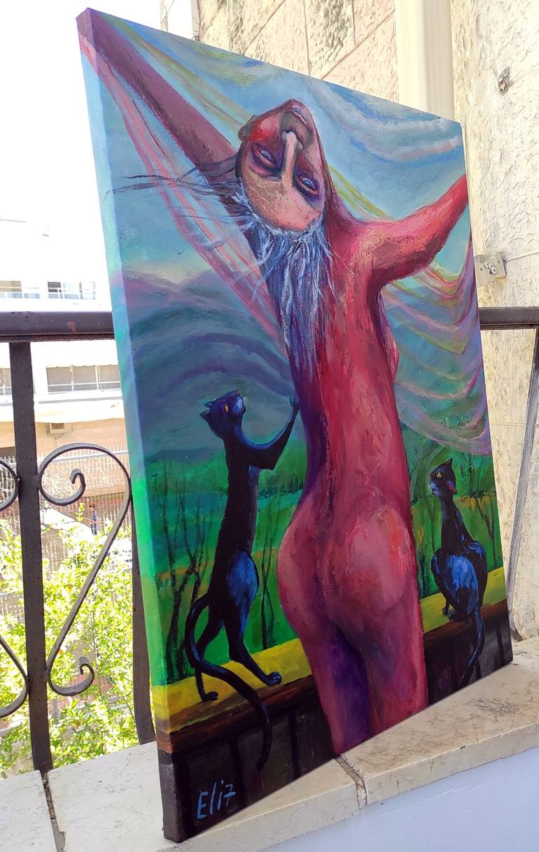 Original Women Painting by Elisheva Nesis