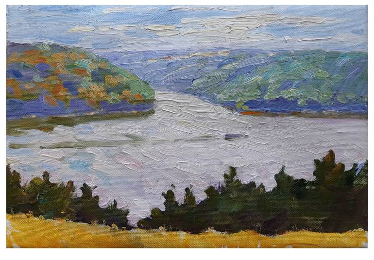 Print of Realism Landscape Paintings by Oksana Kuchura