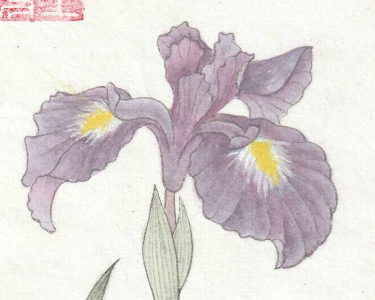 Original Classicism Floral Painting by Sonia Wang