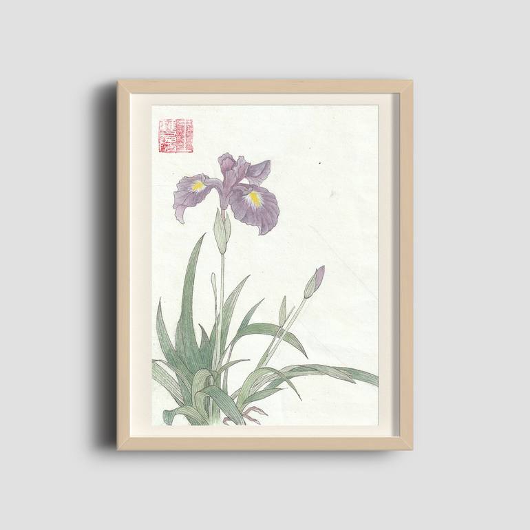 Original Classicism Floral Painting by Sonia Wang