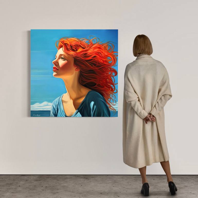 Original Realism Women Painting by Irina Biatturi