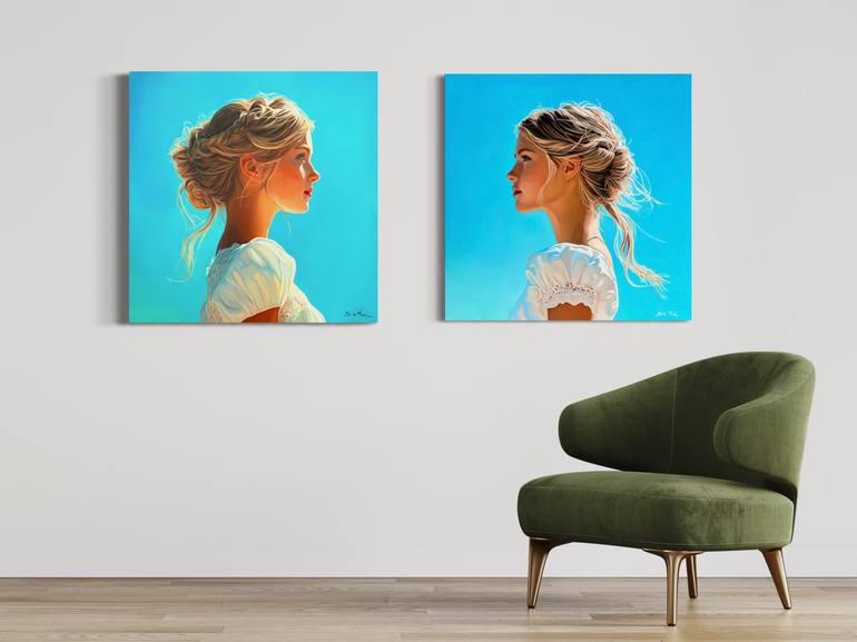 Original Figurative Women Painting by Irina Biatturi