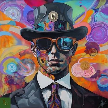 Original Abstract Men Digital by Tara Gabriel