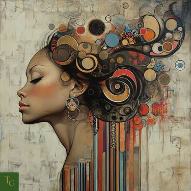 Original Surrealism Women Digital by Tara Gabriel