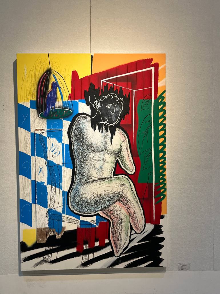 Original Contemporary Men Mixed Media by Sungcheol Jo